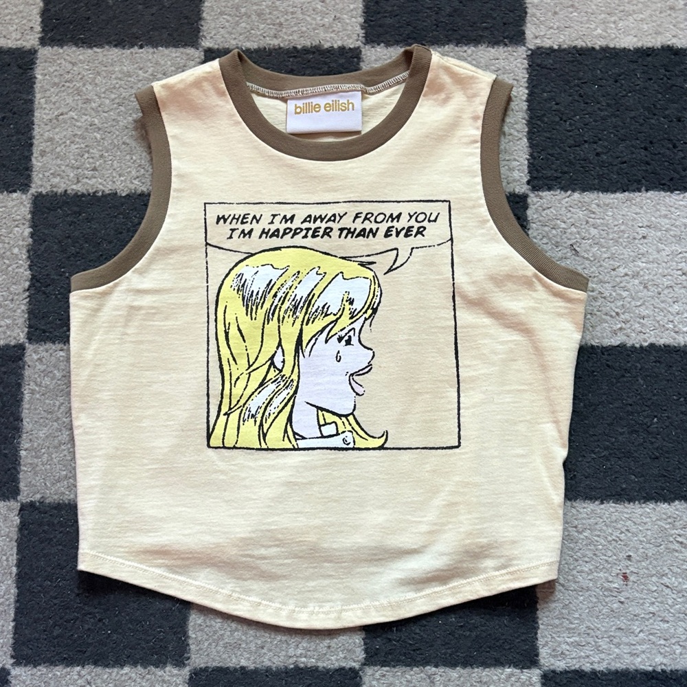 Billie Eilish Happier Than Ever Tank Top